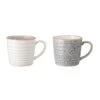 Denby - Studio Grey 2 Piece Ridged Mug Set -Home Charm Store 426040616 studio grey 2pc mug set 56880 max size 2000px rgb