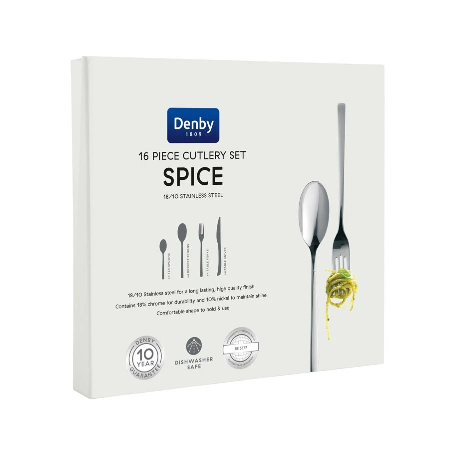 Denby - Spice 16 Piece Cutlery Set 4 Denby - Spice 16 Piece Cutlery Set - Image 2