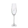 Glitz Celebration Flutes, Set Of 2 -Home Charm Store clear flute single