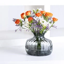 Cushion Medium Smoke Vase -Home Charm Store cushion vase grey mood 006 1