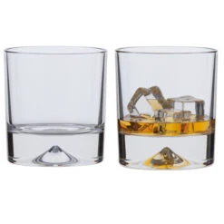 Dimple Double Old Fashioned Whisky Glass, Set Of 2 -Home Charm Store dimple dof 1
