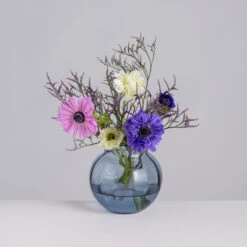 Florabundance Anemone Vase -Home Charm Store florabundance anemones blue squarre 1