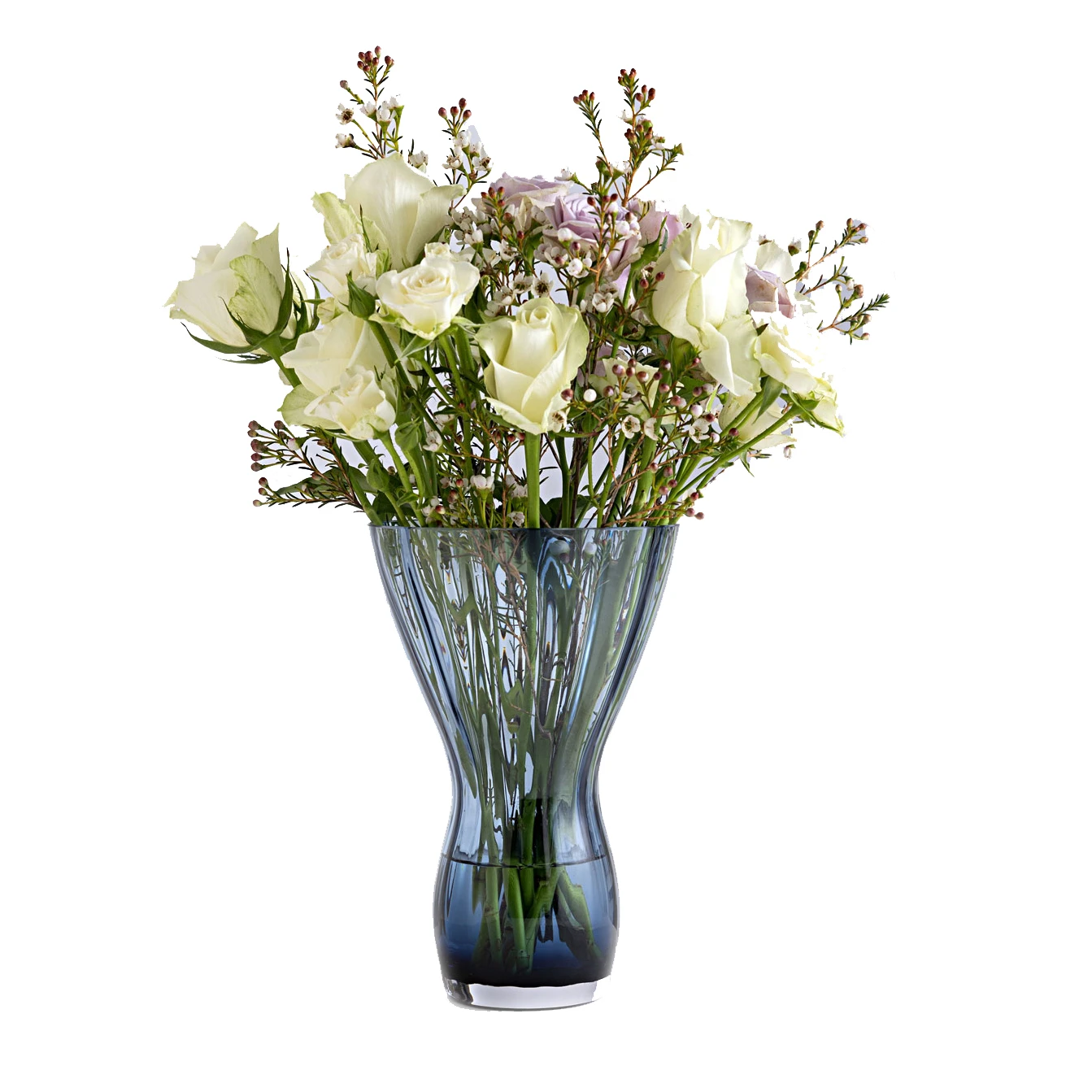 Florabundance Colours Classic Bouquet Ink Blue Vase 4 Florabundance Colours Classic Bouquet Ink Blue Vase - Image 2