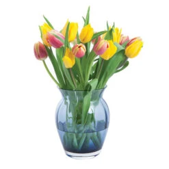 Florabundance Colours Tulip Vase Ink Blue -Home Charm Store florabundance colours tulip full