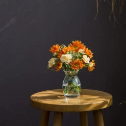 Florabundance Pansy Vase -Home Charm Store florabundance pansy vase autumn sq lr