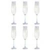 Wine & Dine Champagne Flute, Set Of 6 -Home Charm Store flute co