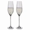 Glitz Champagne Flute, Set Of 2 -Home Charm Store flute liquid pair