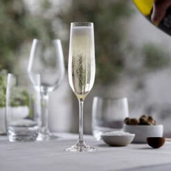 Wine & Dine Champagne Flute, Set Of 6 -Home Charm Store flute wd