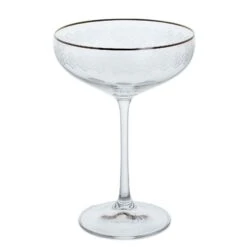 Gatsby Cocktail Saucer, Set Of 2 -Home Charm Store gat3562 3 p empty