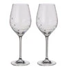 Glitz Wine Glass, Set Of 2 -Home Charm Store glitz white wine