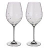 Glitz Goblet Glass, Set Of 2 -Home Charm Store glitz wine pair