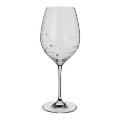 Glitz Goblet Glass, Set Of 2 -Home Charm Store goblet lr