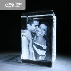 Large Laser Photo Gift Block - Tower (Free Text Engraving Available) - Standard Delivery Will Be 3 Working Days. -Home Charm Store largetower2