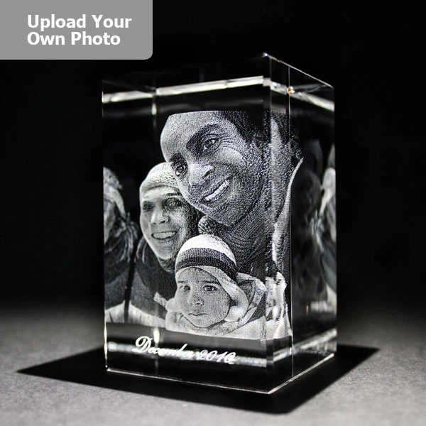 Medium Laser Photo Gift Block - Tower (Free Text Engraving Available) - Standard Delivery Will Be 3 Working Days. 6 Medium Laser Photo Gift Block - Tower (Free Text Engraving Available) - Standard Delivery Will Be 3 Working Days. - Image 4