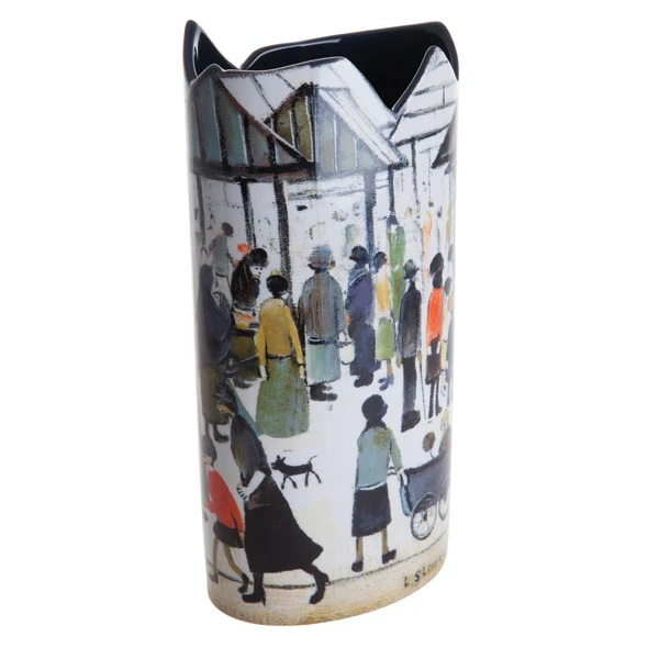 Lowry - Market Scene Vase 3 Lowry - Market Scene Vase