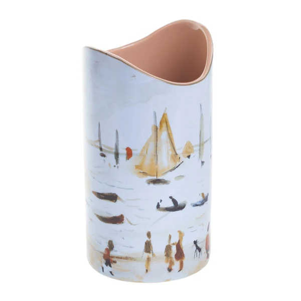 Silhouette D'art Vase - Lowry - Yachts 3 Silhouette D'art Vase - Lowry - Yachts