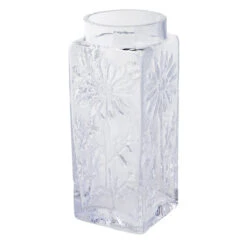 Small Clear Marguerite Vase -Home Charm Store marguerite clear large empty co 2 lr 1