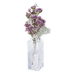 Small Clear Marguerite Vase -Home Charm Store marguerite clear small bouquet co lr 1