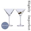 Bar Excellence Martini Glass, Set Of 2 - Slightly Imperfect -Home Charm Store martini dof 1