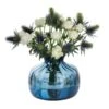 Cushion Medium Vase Ink Blue -Home Charm Store medium vase ink blue flowers 1