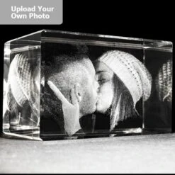 Medium Laser Photo Gift Block - Rectangle (Free Text Engraving Available) -Home Charm Store medrect3