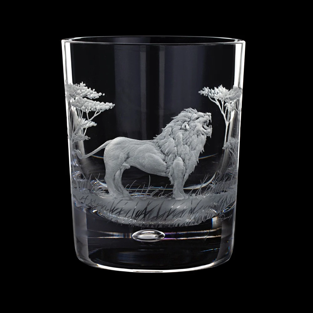 Hand Engraved Majestic Wildlife Lion Tumbler 3 Hand Engraved Majestic Wildlife Lion Tumbler