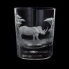Hand Engraved Majestic Wildlife Rhino Tumbler