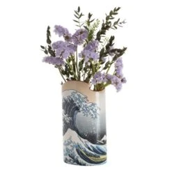 Hokusai - The Wave Vase -Home Charm Store sda039artvasehokusaiwaveco5