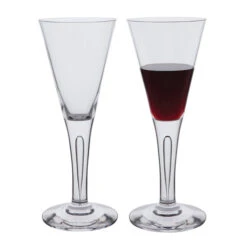 Sharon Claret Red Wine Glass, Set Of 2