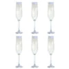 Six Champagne Flute, Set Of 6 2 Six Champagne Flute, Set Of 6 -Home Charm Store six flute cutout 6 co