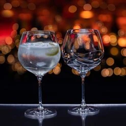 Glitz Gin & Tonic Copa, Set Of 2 -Home Charm Store st2557 13 n p mood
