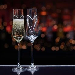 Glitz Romance Champagne Flutes -Home Charm Store st2664 5 n p mood