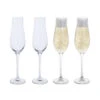 Juliet Champagne Flute, Set Of 4 -Home Charm Store st3580 4 4pk juliet flute group co new size