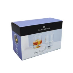 Dimple Old Fashioned Whisky Glass, Set Of 2 -Home Charm Store tu10 4 p dimple old fashioned pair box co