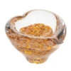 Mini Heart Bowl Gold -Home Charm Store u09117 mini heart bowl gold co new