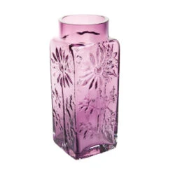 Marguerite Amethyst Small Vase 5 Marguerite Amethyst Small Vase -Home Charm Store va1007 ame marguerite vase small amethyst empty co lr