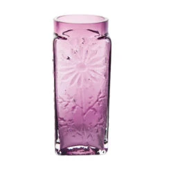 Marguerite Amethyst Large Vase -Home Charm Store va1008 ame marguerite vase large amethyst empty co 2 lr