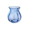 Artisan Round Iron Blue Vase -Home Charm Store va251 blue o round vase iron blue co
