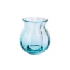 Artisan Round Teal Vase -Home Charm Store va251 teal o
