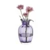 Little Treasures - Amethyst Optic Vase -Home Charm Store va3418 ame o little treasures amethyst little vase wthflwrs co