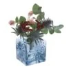 Marguerite Square Vase Ink Blue 2 Marguerite Square Vase Ink Blue -Home Charm Store va3423 ib marguerite square ink blue co 1