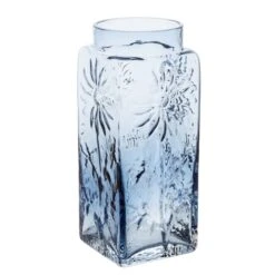 Marguerite Tall Vase Ink Blue -Home Charm Store va3424 ib marguerite tall ink blue co 1