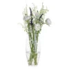 Glitz Lily Vase -Home Charm Store va3567 glitz floral lily cutout co lr