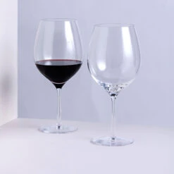 Wine Master Burgundy Red Wine Glass, Set Of 2