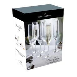 Wine & Dine Champagne Flute, Set Of 6 -Home Charm Store wine dine flutes