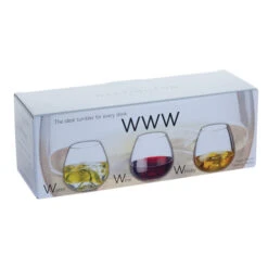 Www. Tumbler, Set Of 3 -Home Charm Store www box co 2 sml